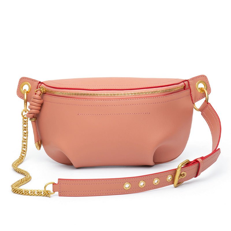 Chic Elegance: Genuine Leather Women's All-Matching Crossbody Chest Bag - Image 16