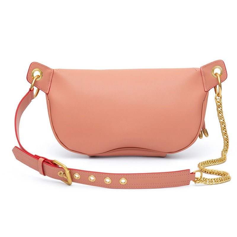 Chic Elegance: Genuine Leather Women's All-Matching Crossbody Chest Bag - Image 14