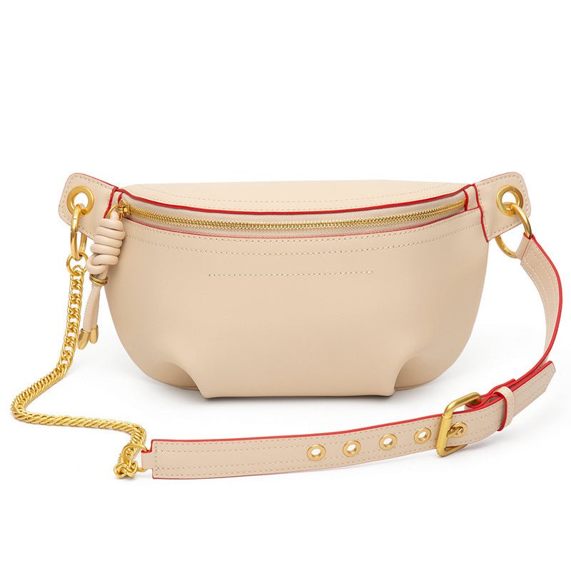 Chic Elegance: Genuine Leather Women's All-Matching Crossbody Chest Bag - Image 18