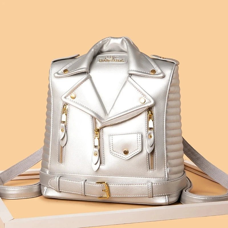 Premium Leather Backpack: Stylish and Functional - Image 10
