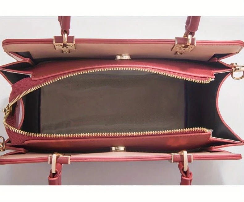 Retro Floral Embroidered Handbag with Multiple Pockets - Image 5