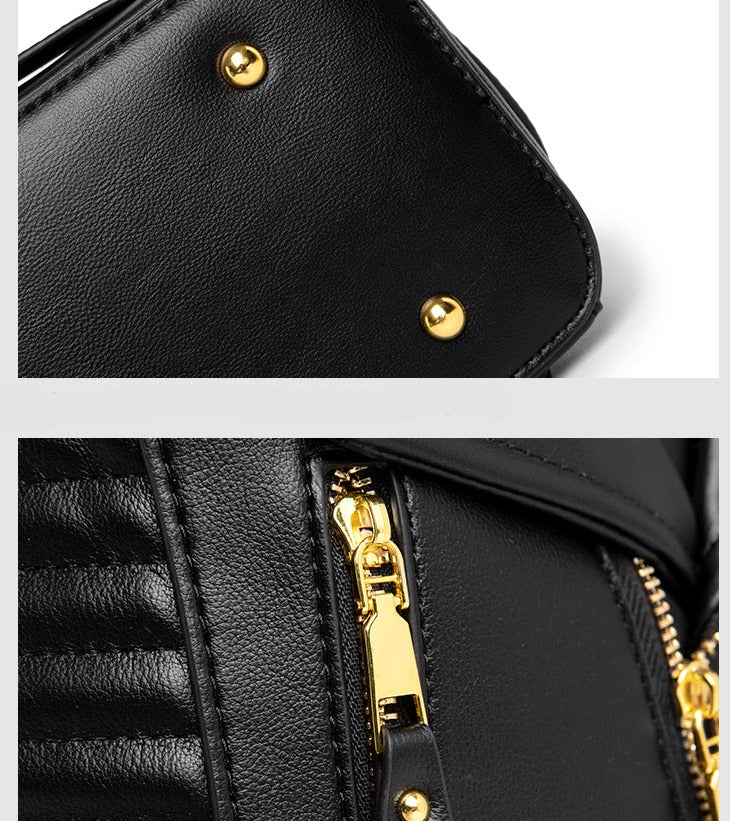 Premium Leather Backpack: Stylish and Functional - Image 13